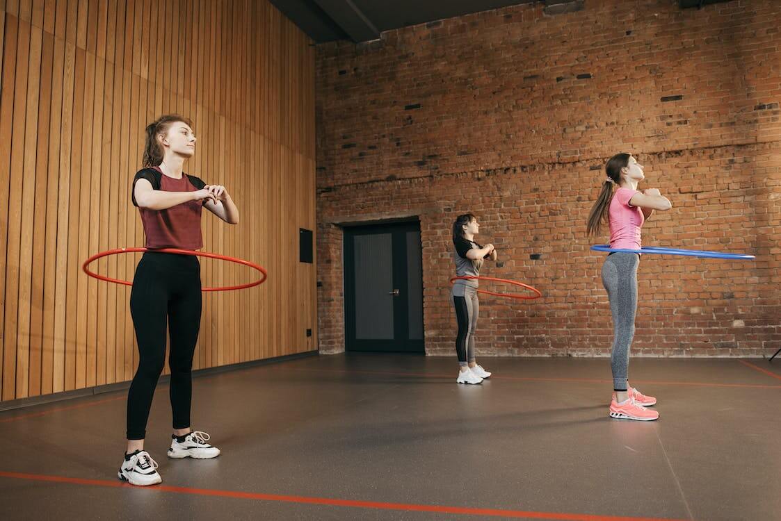 Hula hoop exercise for beginner